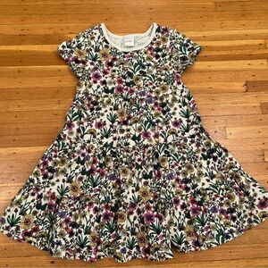 Hanna Andersson wildflower tiered short sleeve dress